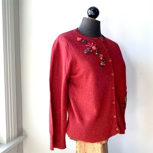 Anthropologie Moth beautiful embroidered cardigan
